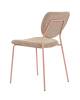 Стул Stool Group Gigi DRC-9155 URL57-3 Red-1 коричневый, розовые ножки фото 3