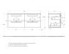 Тумба под раковину Cezares ECO-CER-N-1200-4C-SO-2-BL Bianco Lucido, 120x45.7x50 фото 2