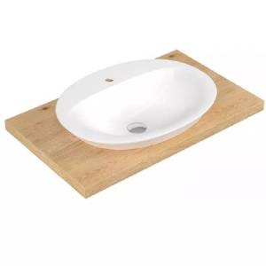 Раковина Serel Hera HR34TXS110H встраиваемая, овальная 46x60 см