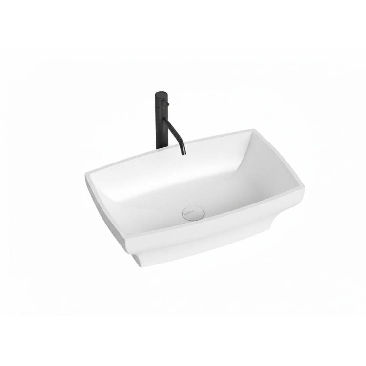 Раковина Salini Gloria 1102104G 60 см, белая глянцевая