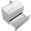 Тумба с раковиной Belbagno Vittoria VITTORIA-900-2C-SO-TB-P 90x45x57 Toros Bianco подвесная с двумя выкатными ящиками фото 4