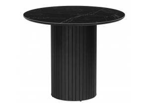 Стол Notta Гравент 625919 черный мрамор shakespeare black, черный 90x90x75