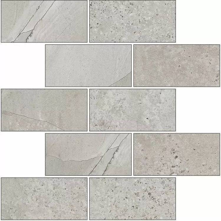 Мозаика Kerranova Marble Trend K-1005/SR/m13 Limestone 30.7x30.7