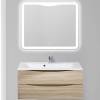 Тумба под раковину Belbagno Marino MARINO-1000-2C-SO-WO-P 100x44.5x50 Rovere Bianco подвесная с двумя выкатными ящиками