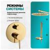 Душевая система Grocenberg GB5099GO-3 без излива, золото фото 9