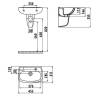 Полупьедестал Creavit Sedef SD270-00CB00E-0000 фото 2