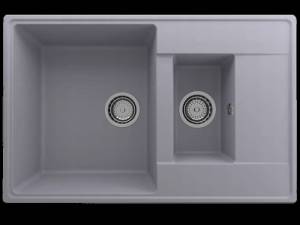 Мойка кухонная Ulgran Quartz Prima 780 1,5 K-05 бетон