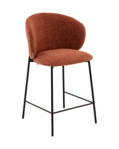 Стул полубарный Stool Group Блейз LV-109-S493-P-01 терракотовый, букле