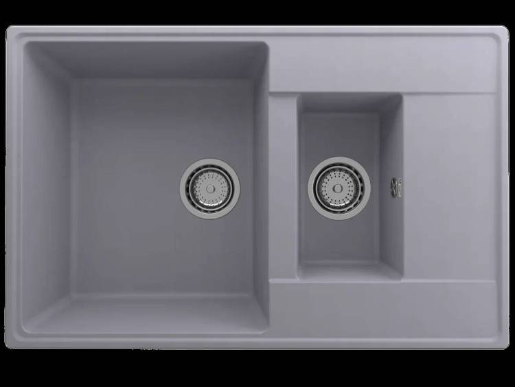 Мойка кухонная Ulgran Quartz Prima 780 1,5 K-05 бетон