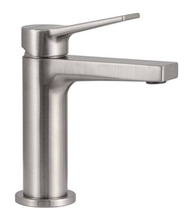 Смеситель для раковины Remer Slash & Dot SL12XV сталь