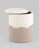 Пуф Stool Group Кэрри 19A060CHHS HT2303-01-04 серебро, серо-бежевый фото 4