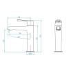 Смеситель для раковины RGW SP-301B 511405301-04 Черный фото 3