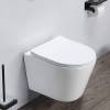 Унитаз подвесной Comforty 105 00-00007646 белый, с быстросъёмным сиденьем из дюропласта SoftClose фото 2