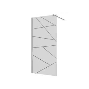 Душевая перегородка Cerutti Spa PICK T90 профиль хром, стекло матовое, 90x120x190