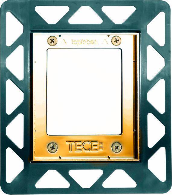 Рамка для монтажа кнопки TECE Square Urinal 9242648 золотая