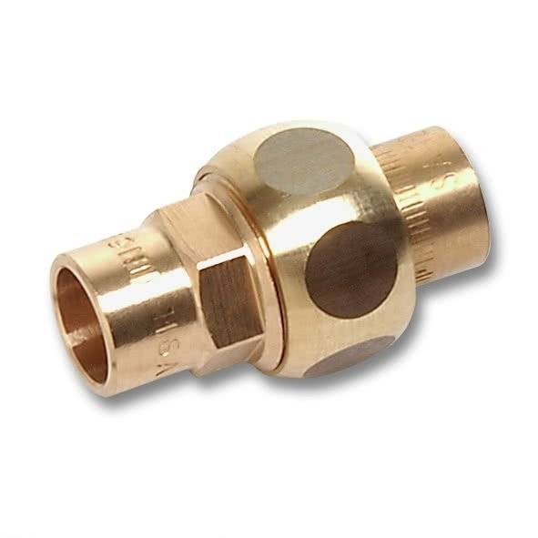 Сгон Sanha 4330, ВП-ВП, с плоским уплотнением, бронза, 28