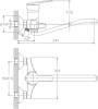 Смеситель для ванны с душем Haiba HB2206 фото 2