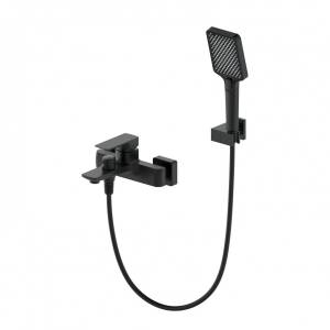 Смеситель для ванны Wonzon & Woghand WW-88639003A-MB с душем, черный матовый