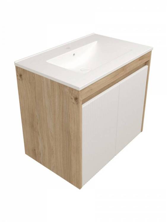 Фасад для тумбы Watersense Paula W01761 белый, 70 см