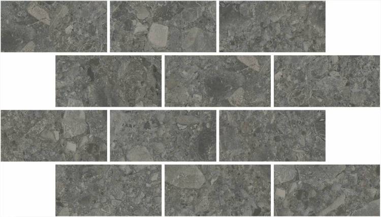 Мозаика Kerama Marazzi Чеппо ди Гре DD606220/MM мозаичный антрацит матовый обрезной 34.6x20x0.9