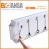 Вешалка Elghansa Hermitage HRM-690-White/Chrome на 5 крючков, белый-хром фото 2