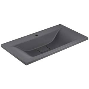 Раковина Vincea VCB-3M900G серый матовый 90x45