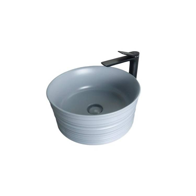 Раковина Gid Esfera 53335 Gm969 40 см, серая матовая