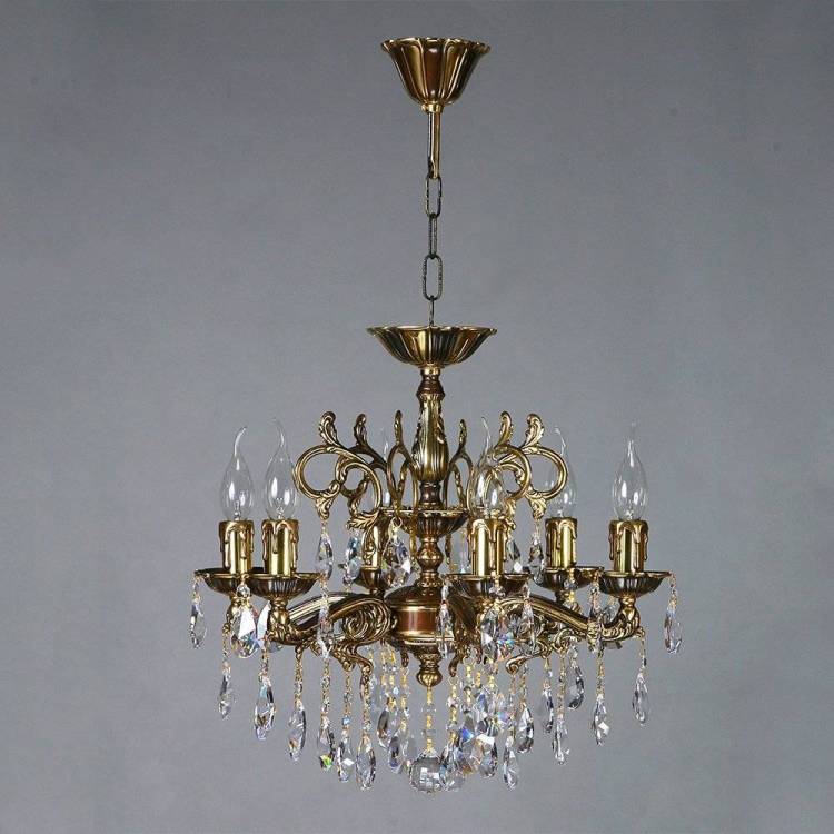 Подвесная люстра Ambiente Leon 2128/6 PB Tear Drop