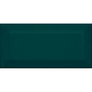 Керамическая плитка Kerama Marazzi Клемансо 16059 Зеленый Темный Грань 7.4x15