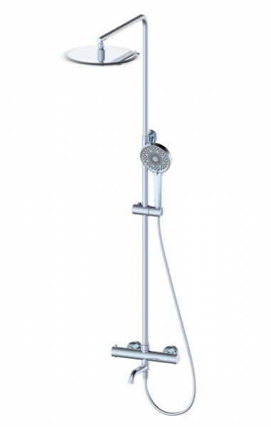 Душевая стойка Wonzon & Woghand WW-88739903-CR с термостатом, хром