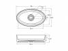 Раковина Riho W025001105 Oval 58х35х15 фото 2
