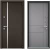 Входная стальная дверь Torex SNEGIR ARCTIC MP 3314803 Букле коричневый/ПВХ Гриджио 2000x880