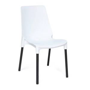 Стул Tetchair Genius (mod 75) 12829 белый/черные ножки 46x56x84