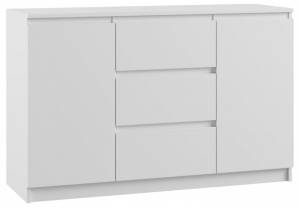 Комод Woodville Мадера ТДЗ 520995 белый
