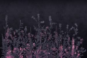 3D Фотообои Artegrafico «Полевые травы в холодных тонах» HRB-013 канвас