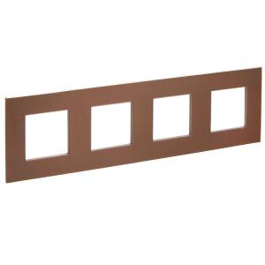 Рамка 4-постовая IEK Skandy SK-M42-M-K30 шоколад