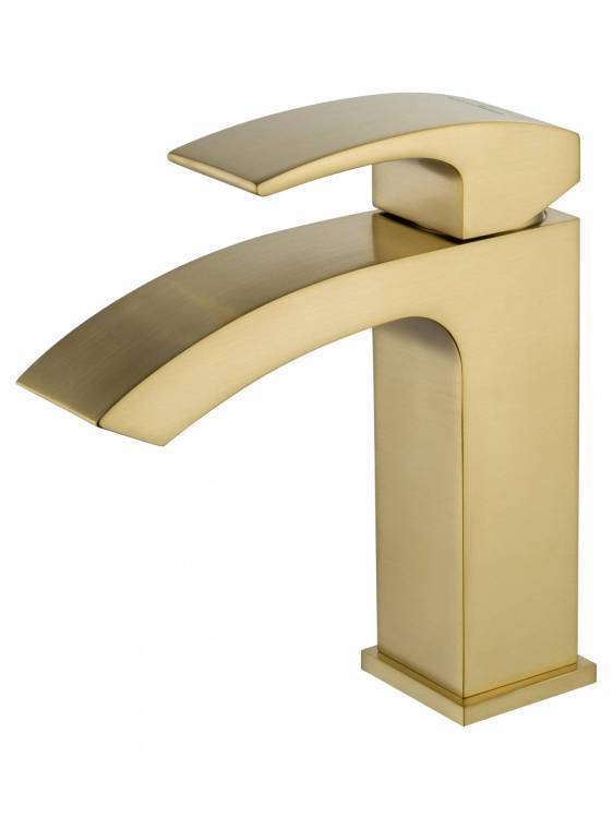 Смеситель для раковины Wonzon & Woghand WW-88139009-BG брашированное золото