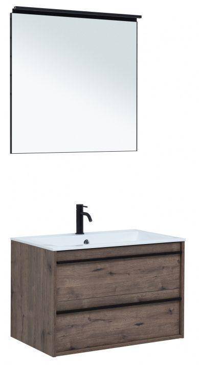 Мебель для ванной Aquanet Lino 80 271956 дуб веллингтон