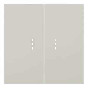 Клавиши двухклавишного выключателя с подсветкой Rikett 35612 LN лен