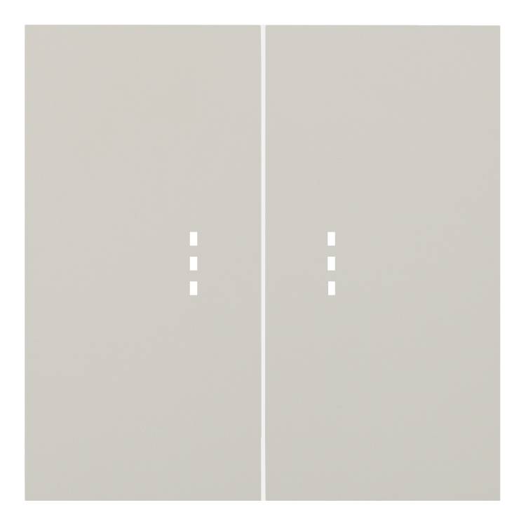 Клавиши двухклавишного выключателя с подсветкой Rikett 35612 LN лен