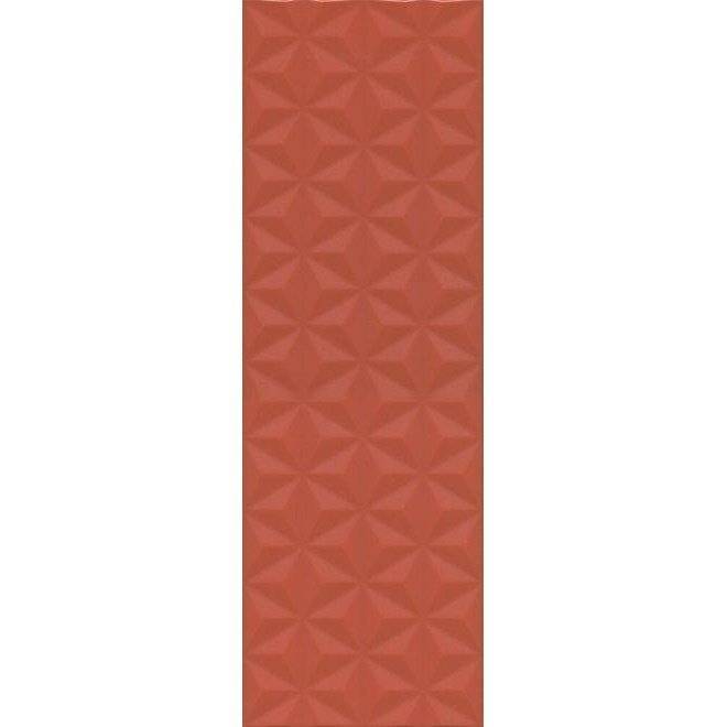 Керамическая плитка Kerama Marazzi Диагональ 12120R Красный Структура Обрезной 25x75