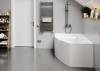 Акриловая ванна Vagnerplast Veronela 160x105 L ультра белый фото 3