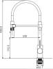 Смеситель для кухни Rose R133L сатин фото 2