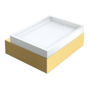 Мыльница Boheme Qubic 10723-G Gold