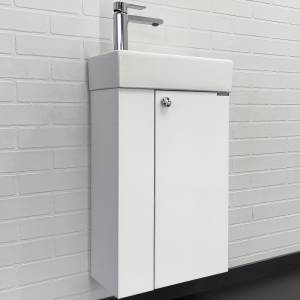 Тумба с раковиной Comforty Асти 40 00-00012835 белый