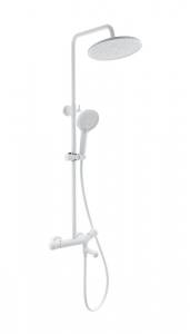 Душевая стойка Wonzon & Woghand WW-B3057-A-MW с термостатом, белый