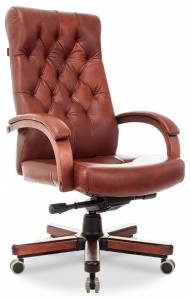 Кресло для руководителя Бюрократ T-9928WALNUT 1545726 светло-коричневый