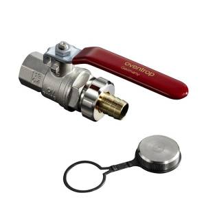 Кран шаровой Oventrop DN 20 со штуцером для шланга