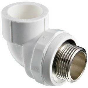 Угольник полипропиленовый VALTEC 20 мм х 1/2 НР, VTp.753.0.02004