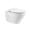 Унитаз подвесной BelBagno Acqua BB340CHR/BB2020SC безободковый, сиденье микролфит